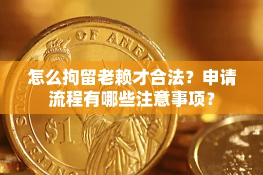武汉怎么拘留老赖才合法？申请流程有哪些注意事项？
