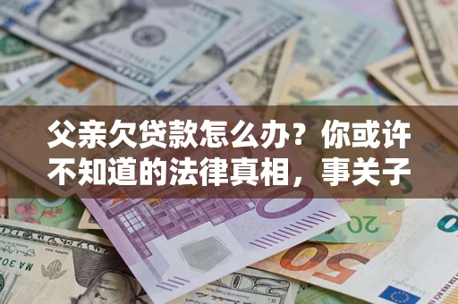 武汉父亲欠贷款怎么办？你或许不知道的法律真相，事关子女未来