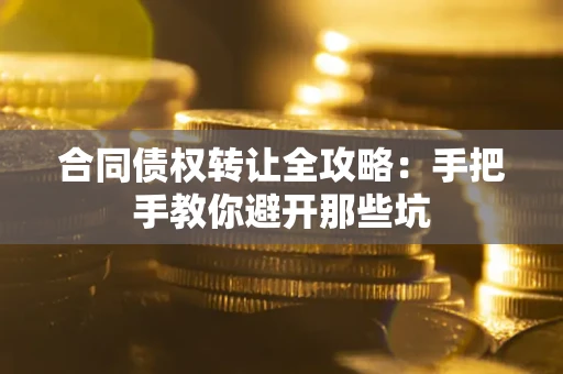 武汉合同债权转让全攻略：手把手教你避开那些坑