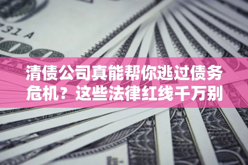 武汉清债公司真能帮你逃过债务危机？这些法律红线千万别踩