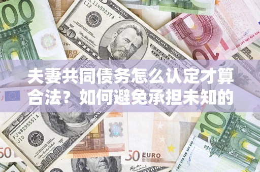 武汉夫妻共同债务怎么认定才算合法？如何避免承担未知的债务风险？