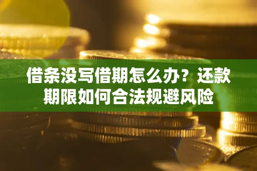武汉借条没写借期怎么办？还款期限如何合法规避风险