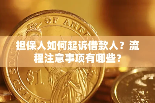 武汉担保人如何起诉借款人？流程注意事项有哪些？