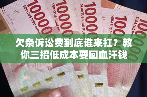 武汉欠条诉讼费到底谁来扛？教你三招低成本要回血汗钱